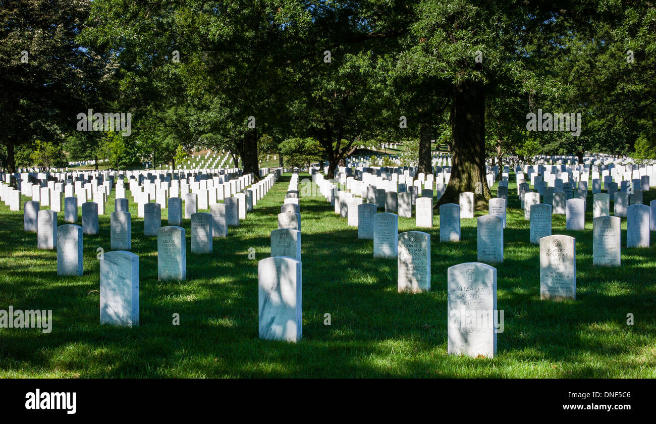 ARLINGTON NATIONAL CEMETERY ARLINGTON VIRGINIA Stock Photo - Alamy