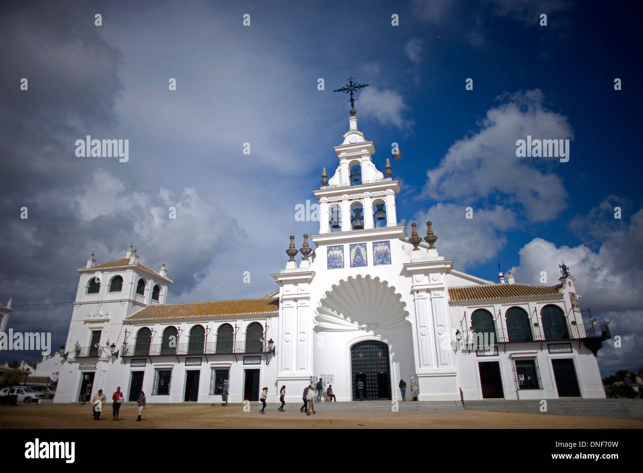 Our Lady of Rocio sanctuary, Almonte, Huelva province, Andalusia, Spain