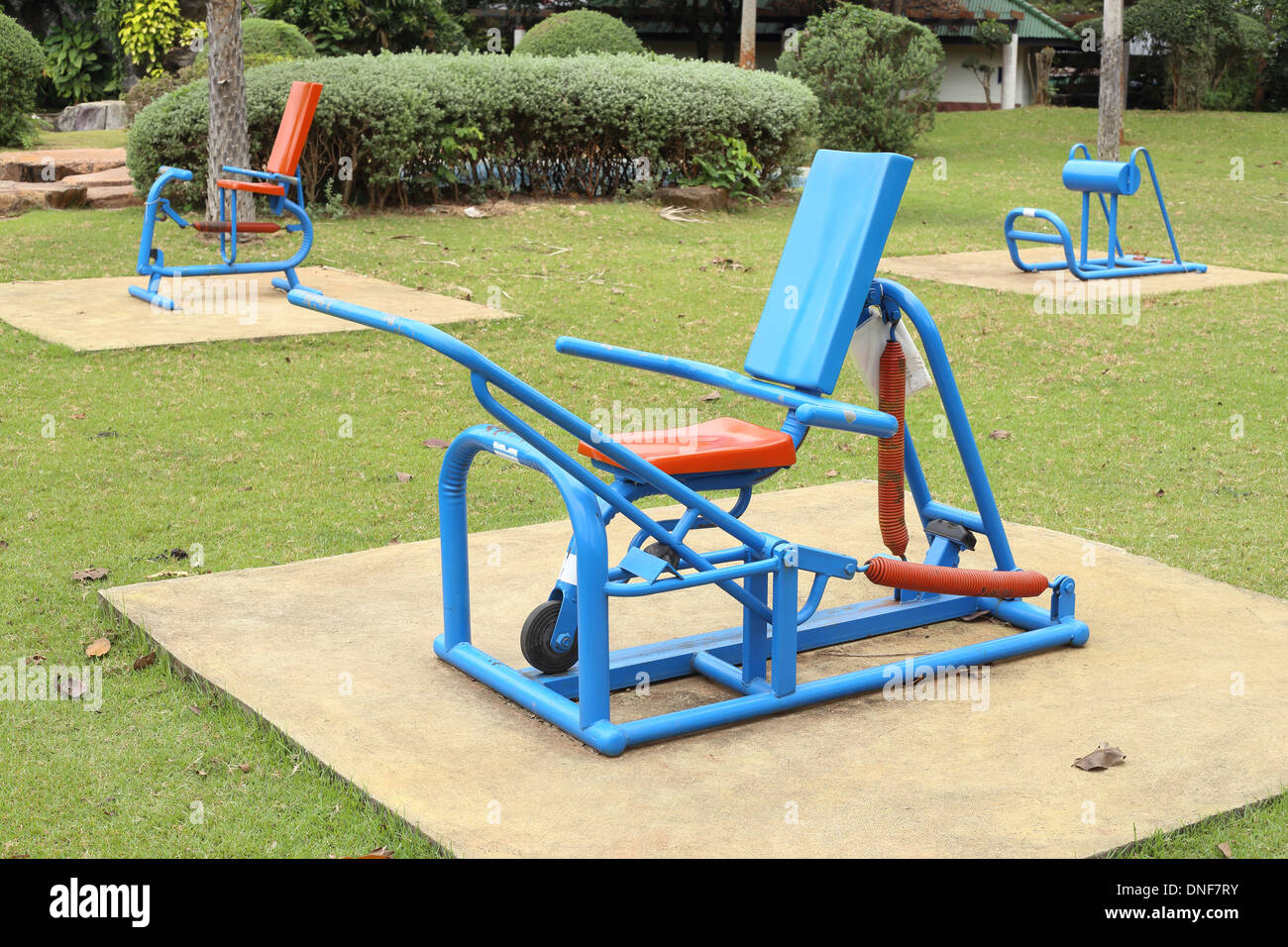 Public exercise equipment hires stock photography and images Alamy