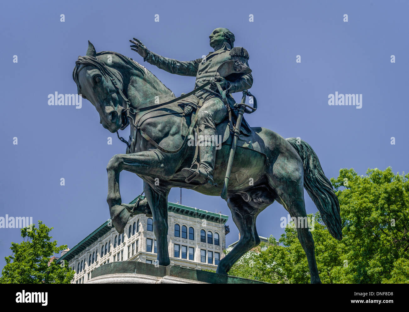 WASHINGTON STATUE UNION SQUARE NEW YORK CITY NEW YORK USA Stock