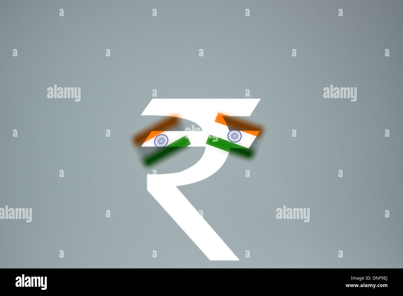 Indian rupee symbol Stock Photo