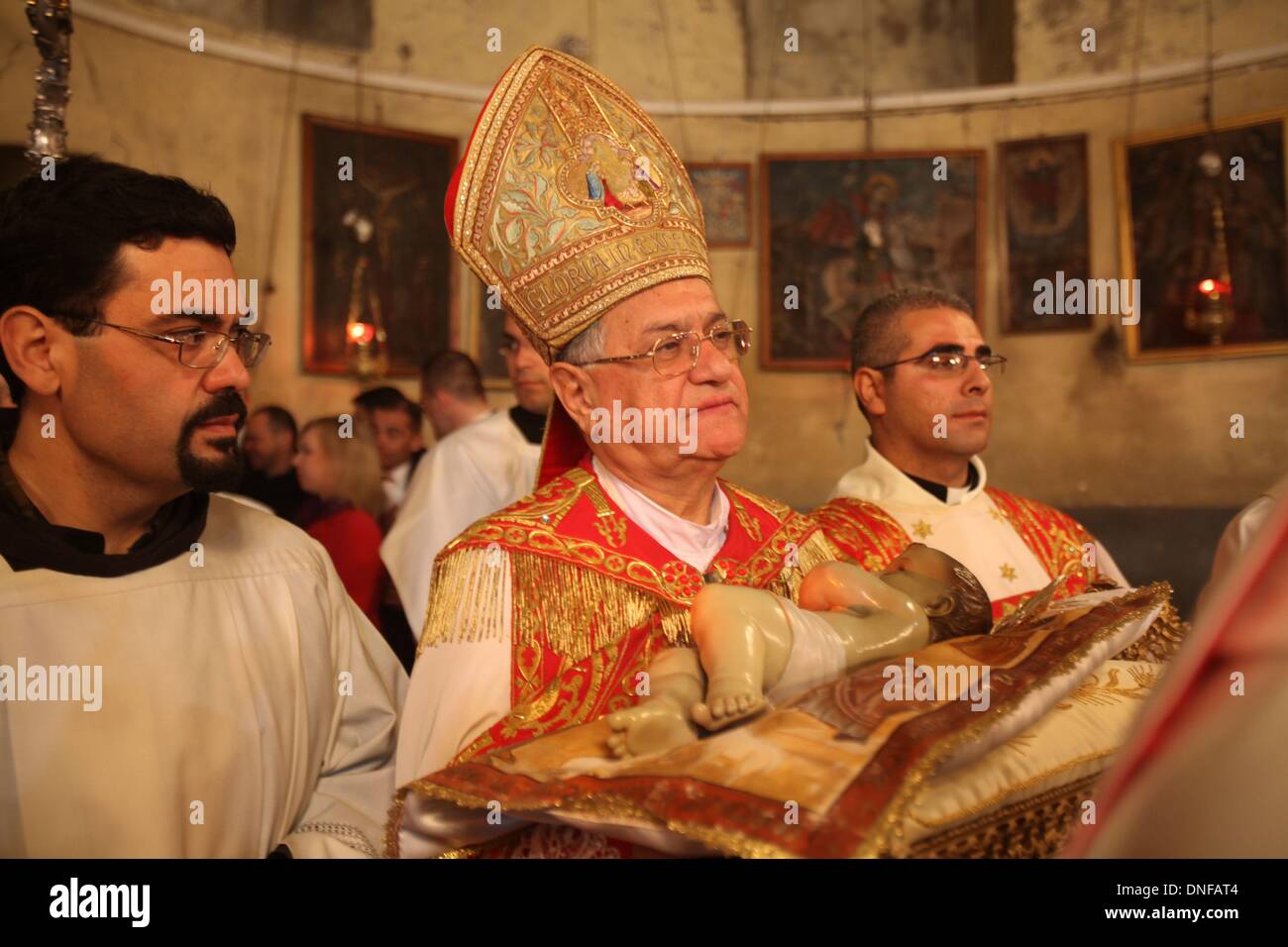 Bethlehem, Christians believe the Virgin Mary gave birth to Jesus