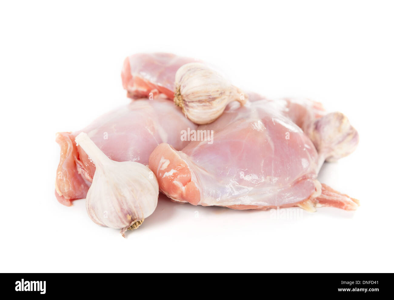 Fresh piece of rabbit Stock Photo