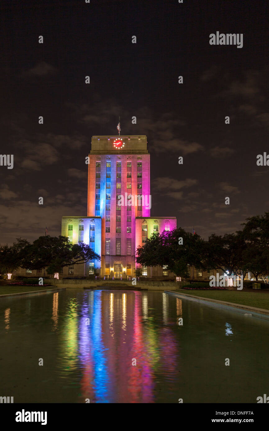 Houston skyline and city hall hires stock photography and images Alamy
