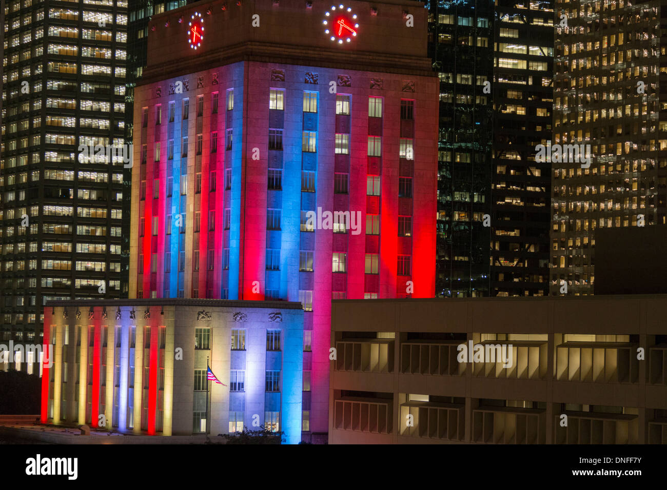 Houston skyline and city hall hires stock photography and images Alamy