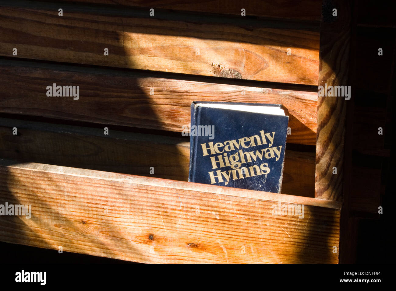 Hymnal In Window Light In Old Cherokee Church At Heritage Village