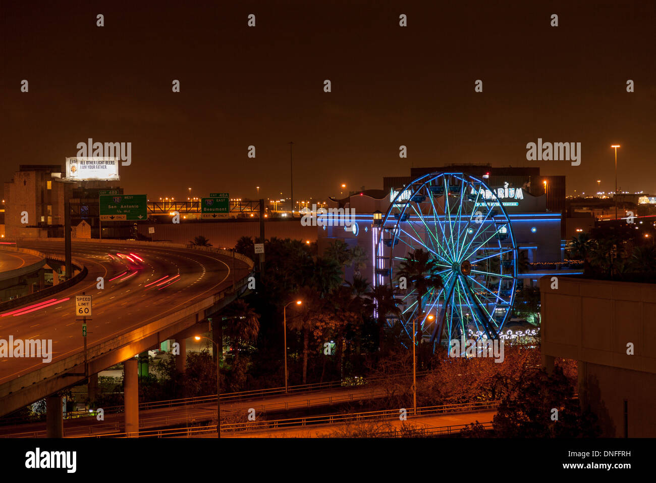 Houston texas night hires stock photography and images Alamy