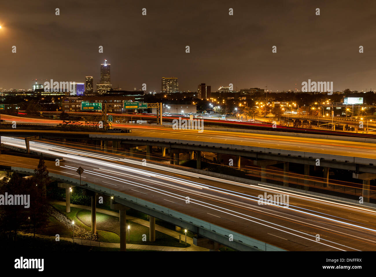 Houston texas night hires stock photography and images Alamy