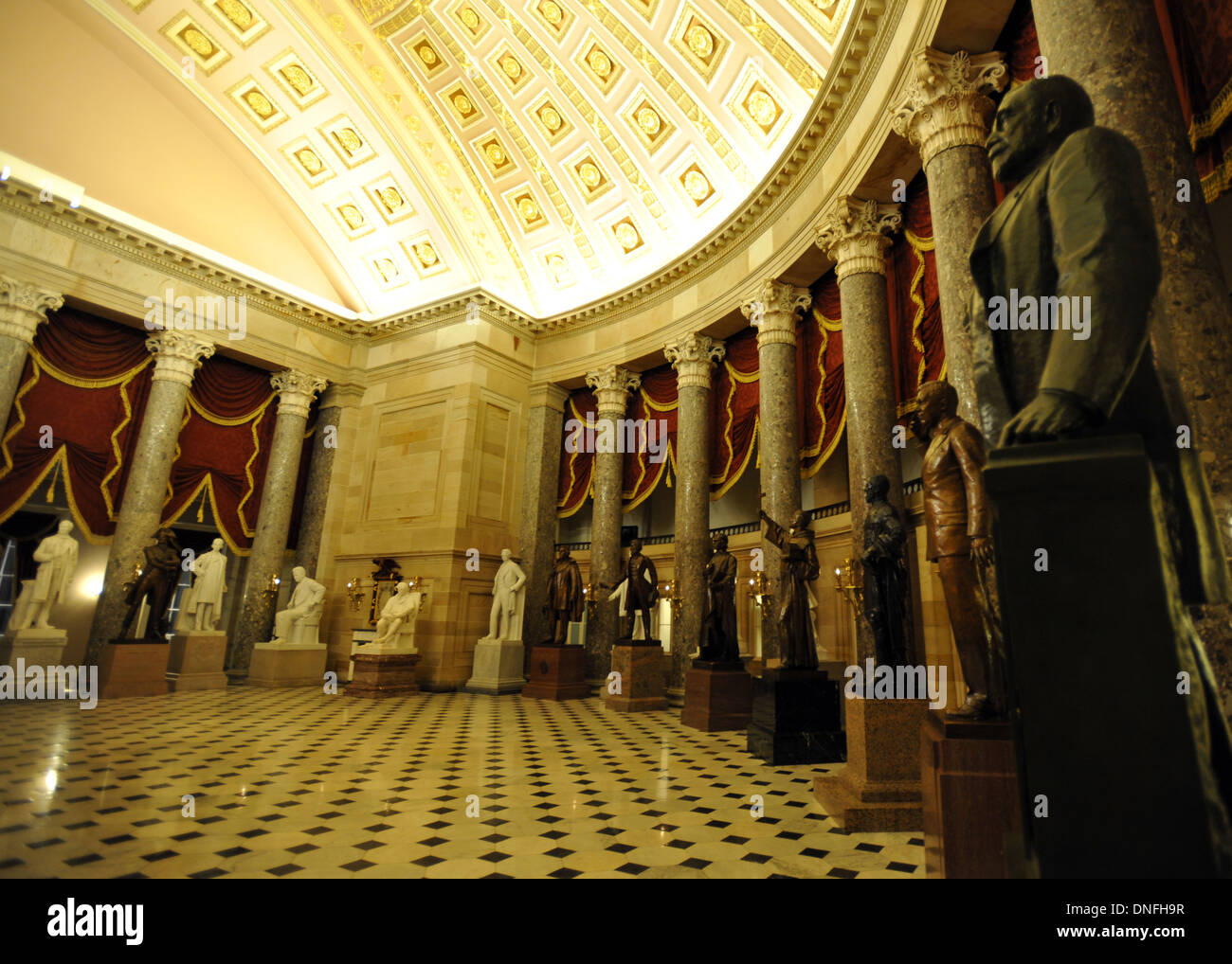 National statuary hall chamber us capitol hires stock photography and