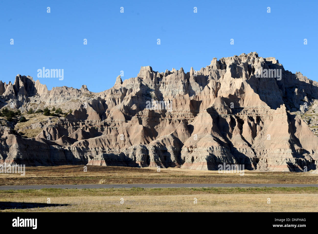 Badlands National Park southwestern South Dakota with buttes, pinnacles