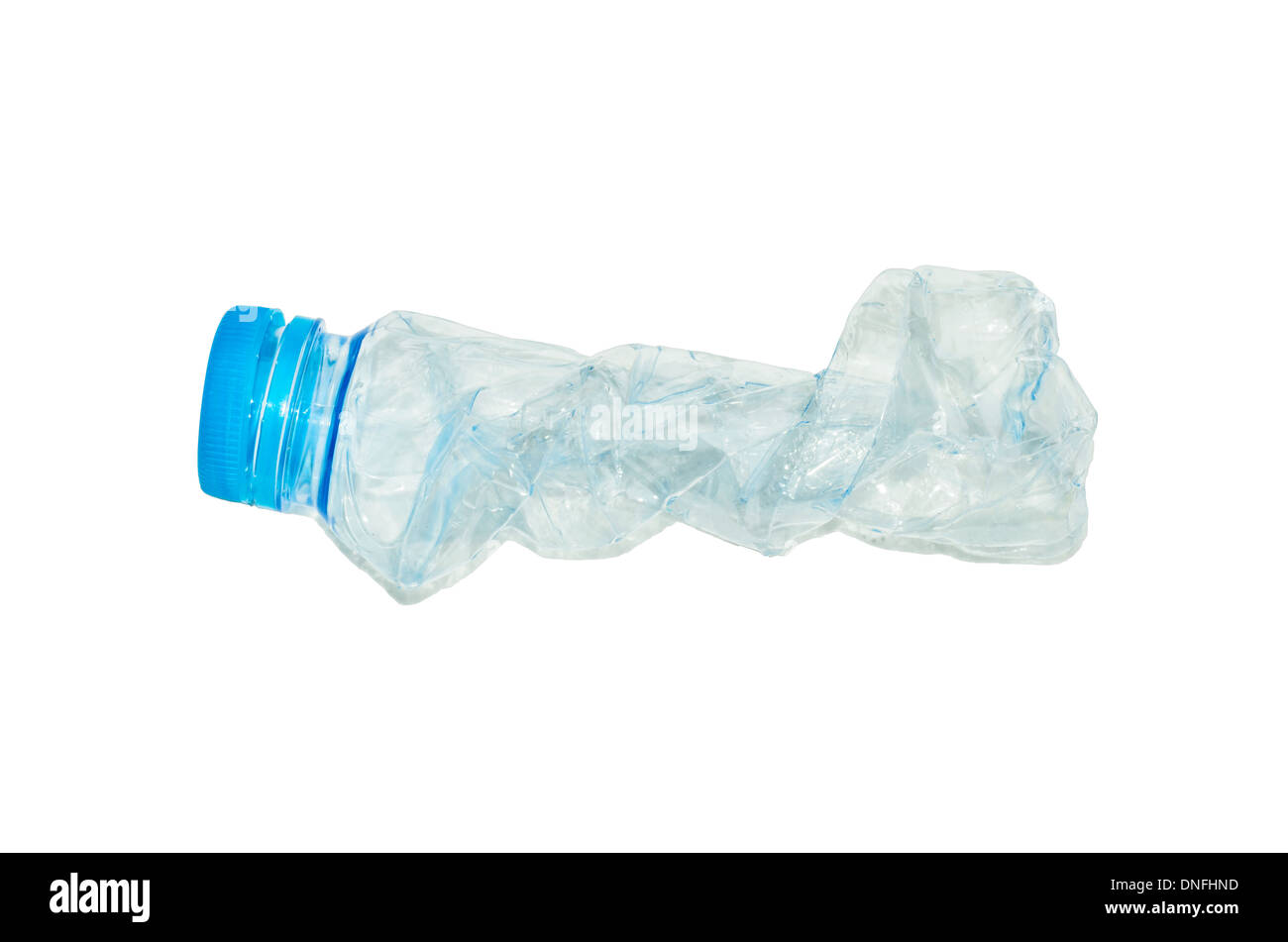 empty used plastic bottles Stock Photo