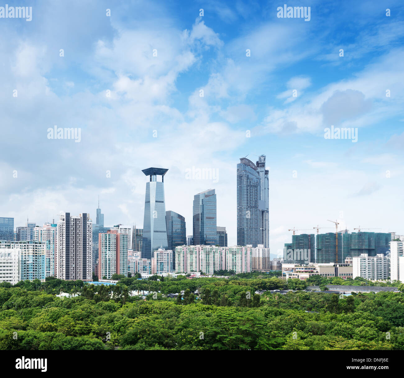 Aerial view of chinese city,shenzhen Stock Photo - Alamy