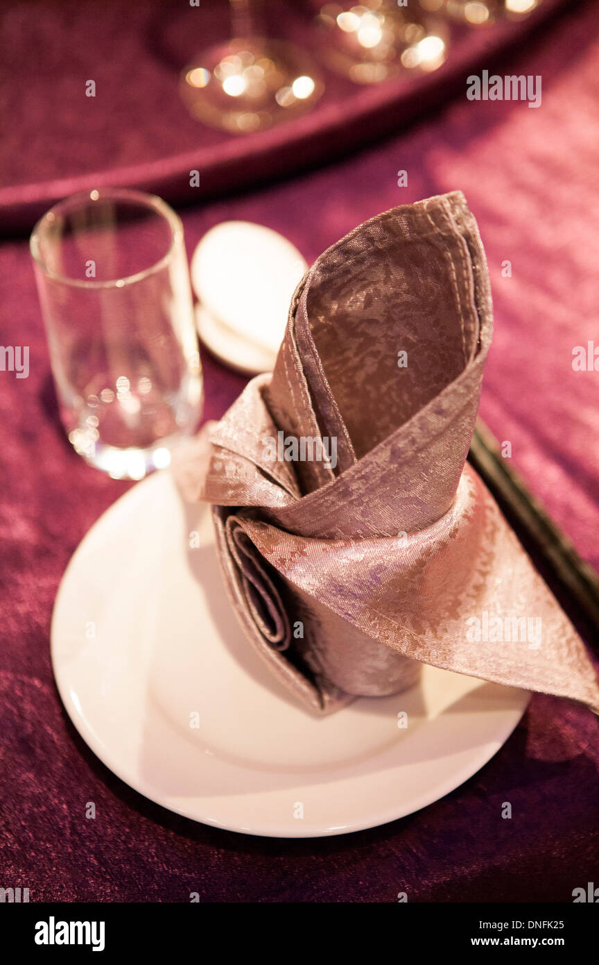 Elegant Place Setting Stock Photo Alamy