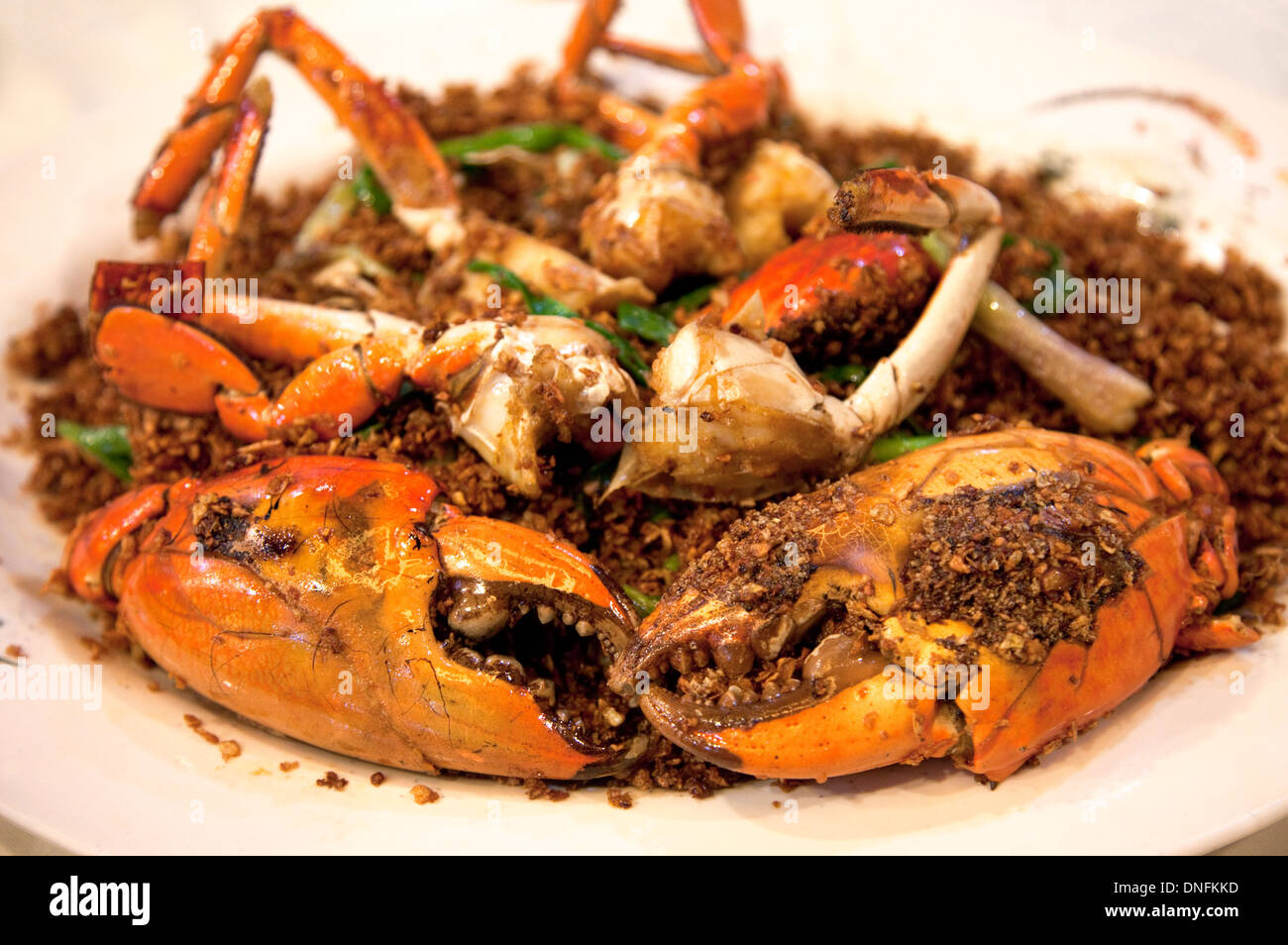 Asia, Hong Kong, Wanchai, Crab Stock Photo Alamy
