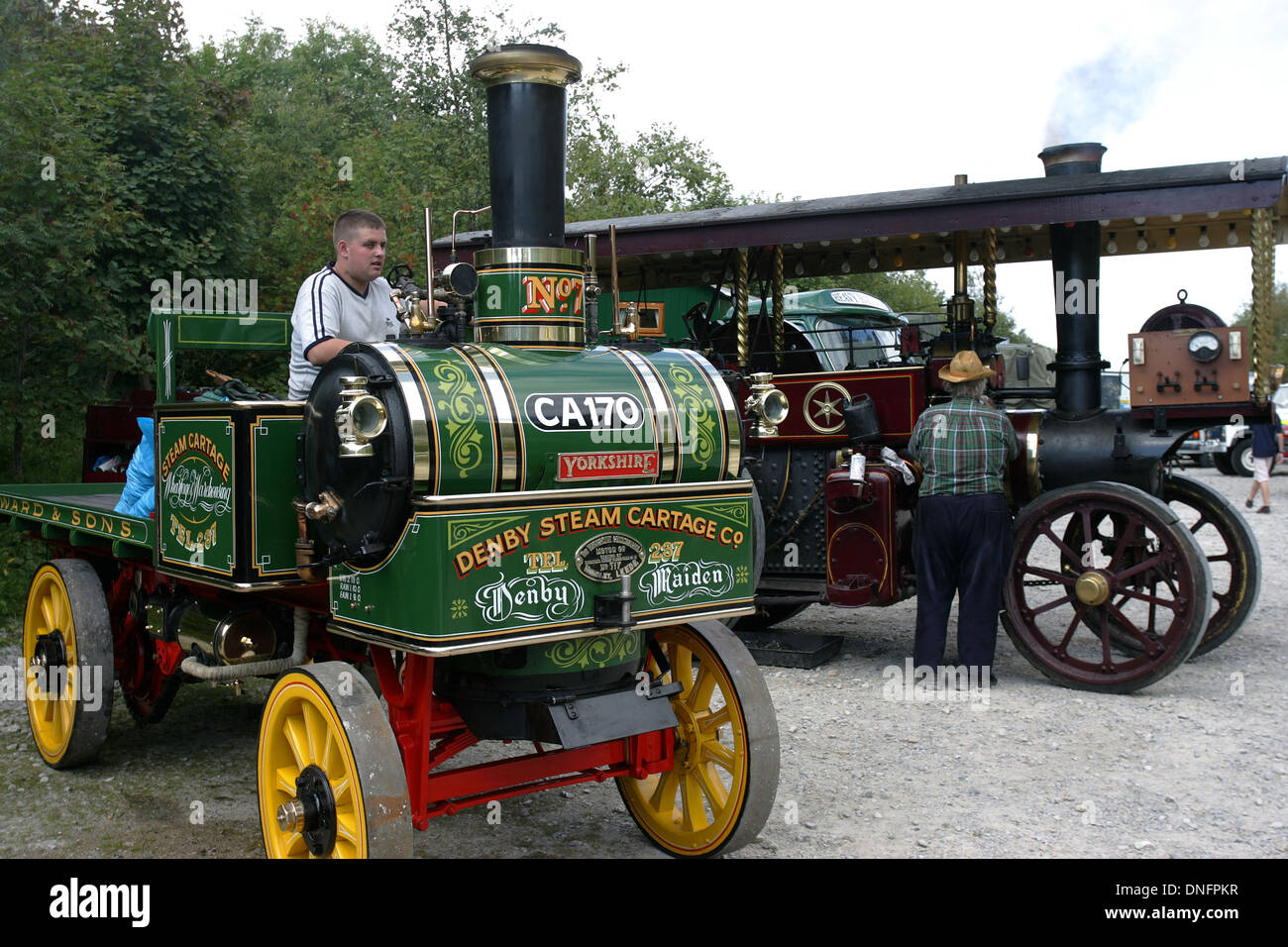vintage traction engine Stock Photo Alamy