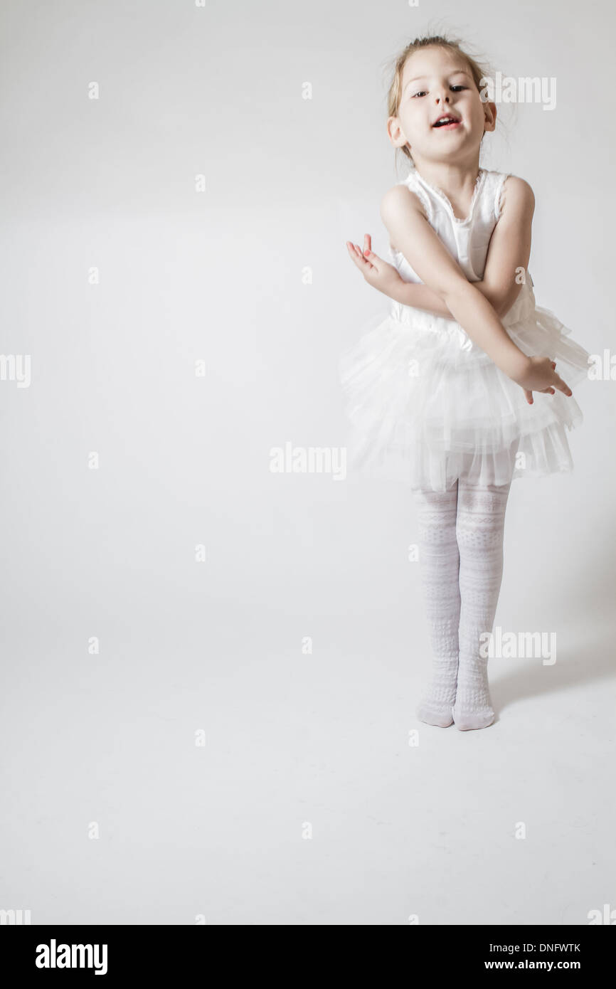 Little Cute Blonde Ballerina Ballet High Resolution Stock Photography and  Images - Alamy