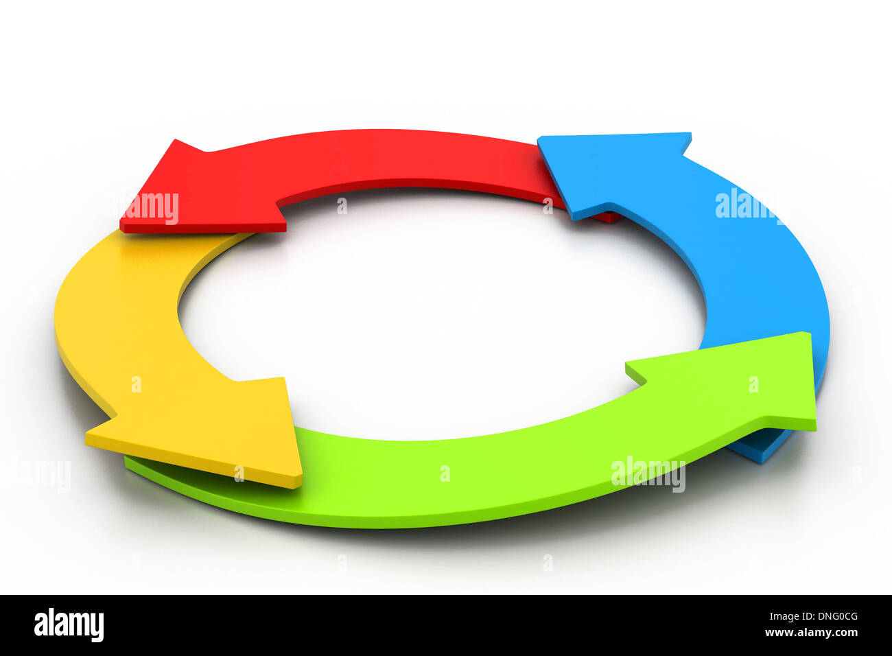 Colorful arrows. recycle concept Stock Photo