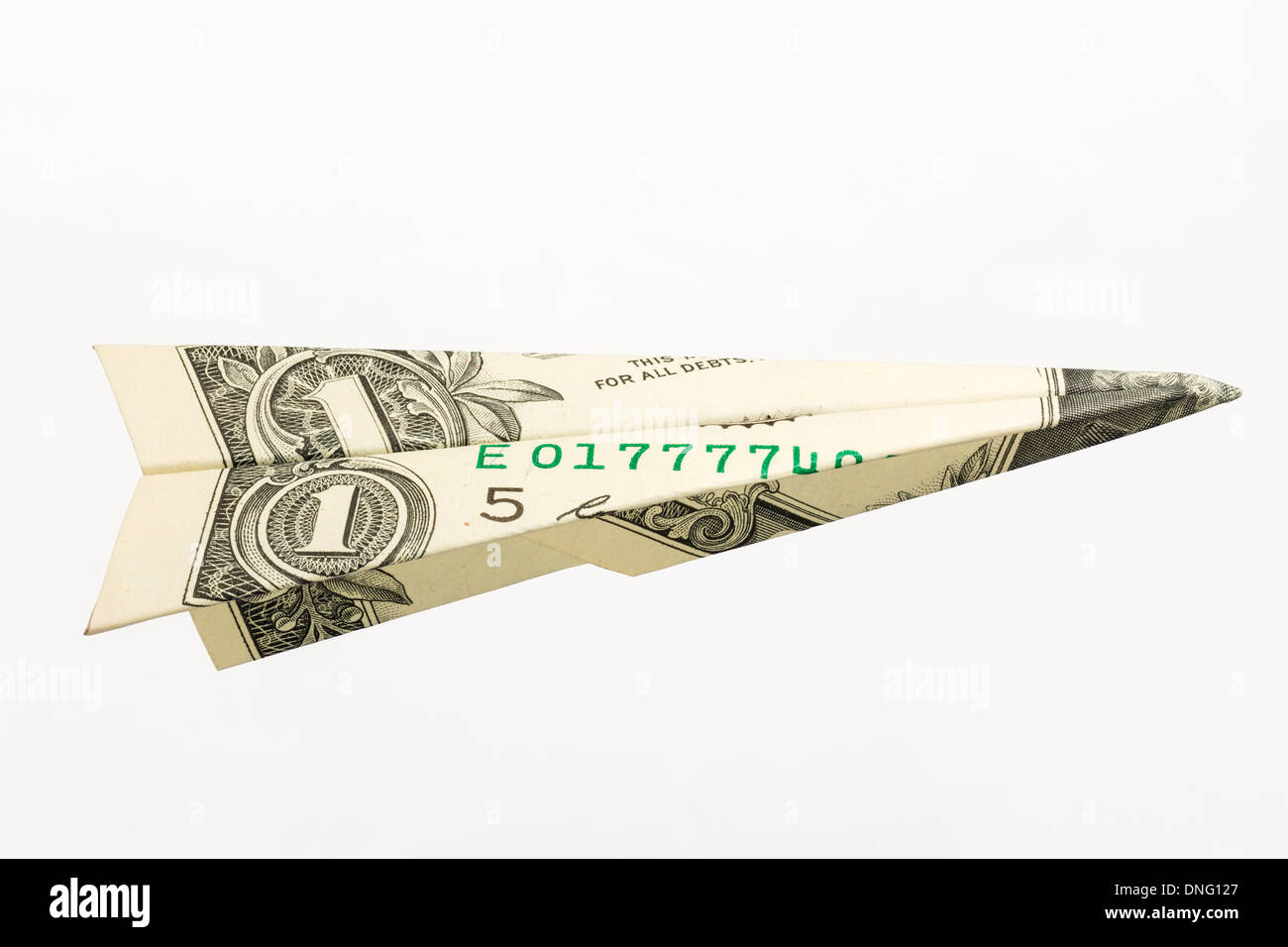 One Dollar Airplane Stock Photo Alamy