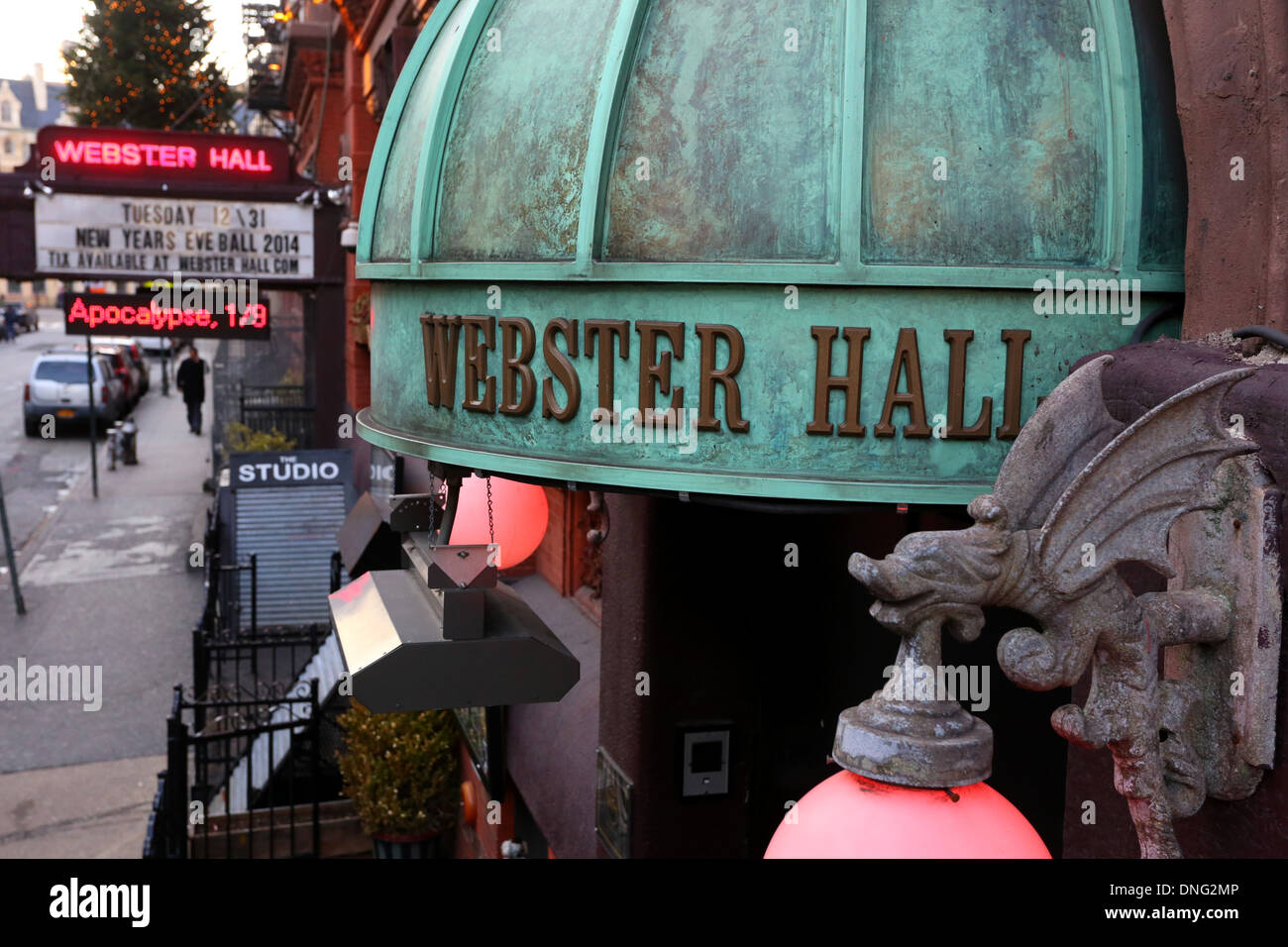 Webster Hall night club in NYC. Stock Photo