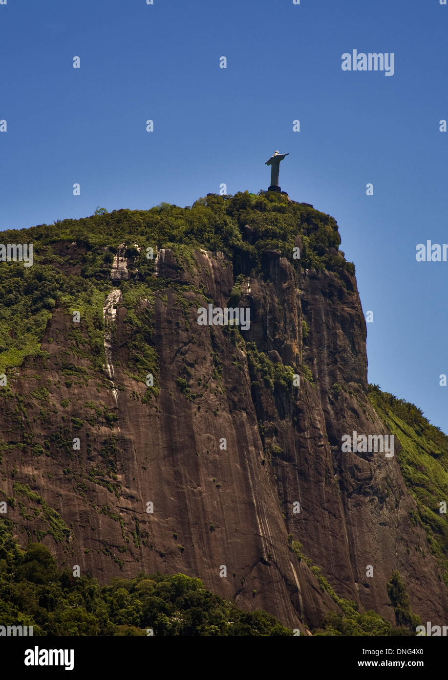 Christ de Redeemar (Corcovado) in Rio de Janeiro. Brazil. Stock Photo