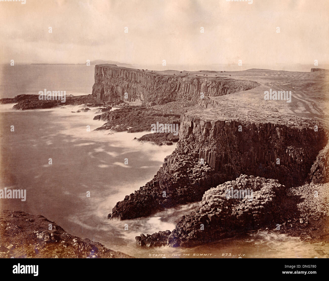 Staffa, Scotland, UK about 1890 Stock Photo