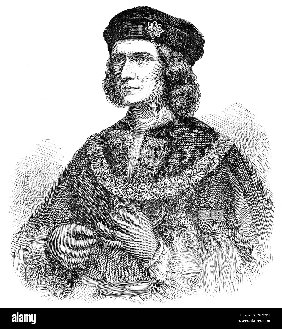 Richard III, 1452 - 1485, King of England from 1483 until 1485, Richard III. I, 1452 - 1485, König von England