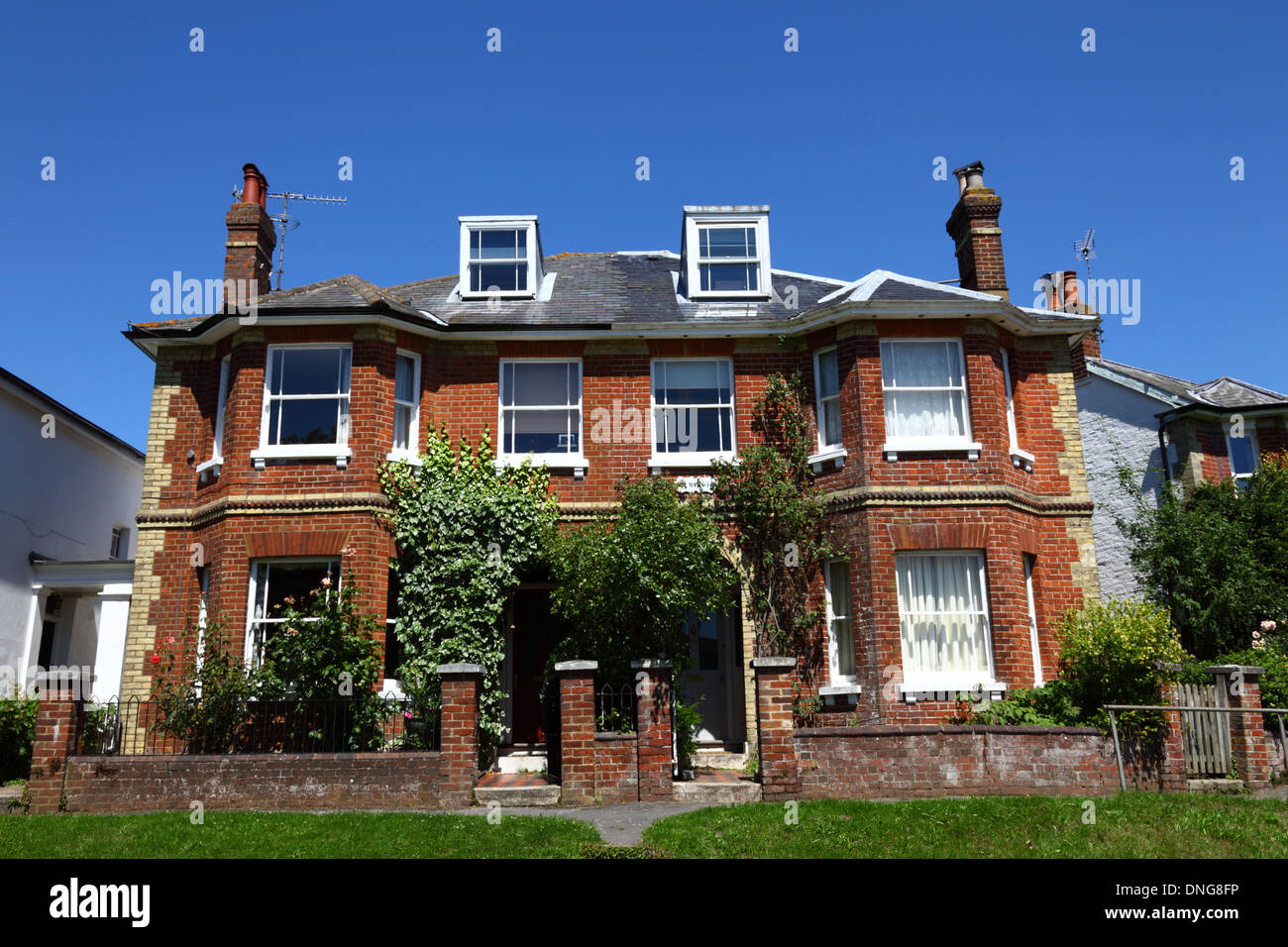 Two storey brick semi detached houses on Southborough ...