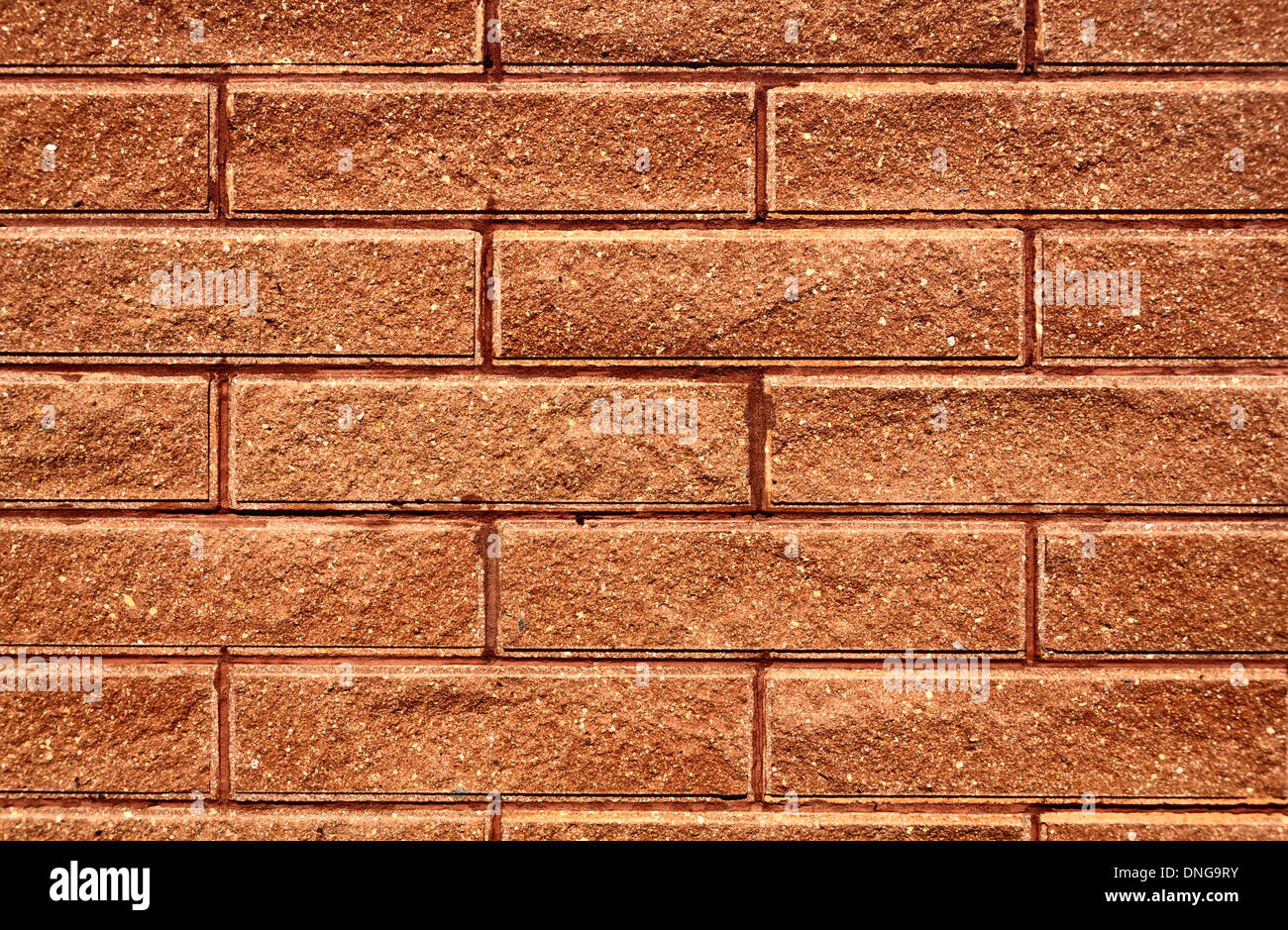 Background - Red brick wall Stock Photo