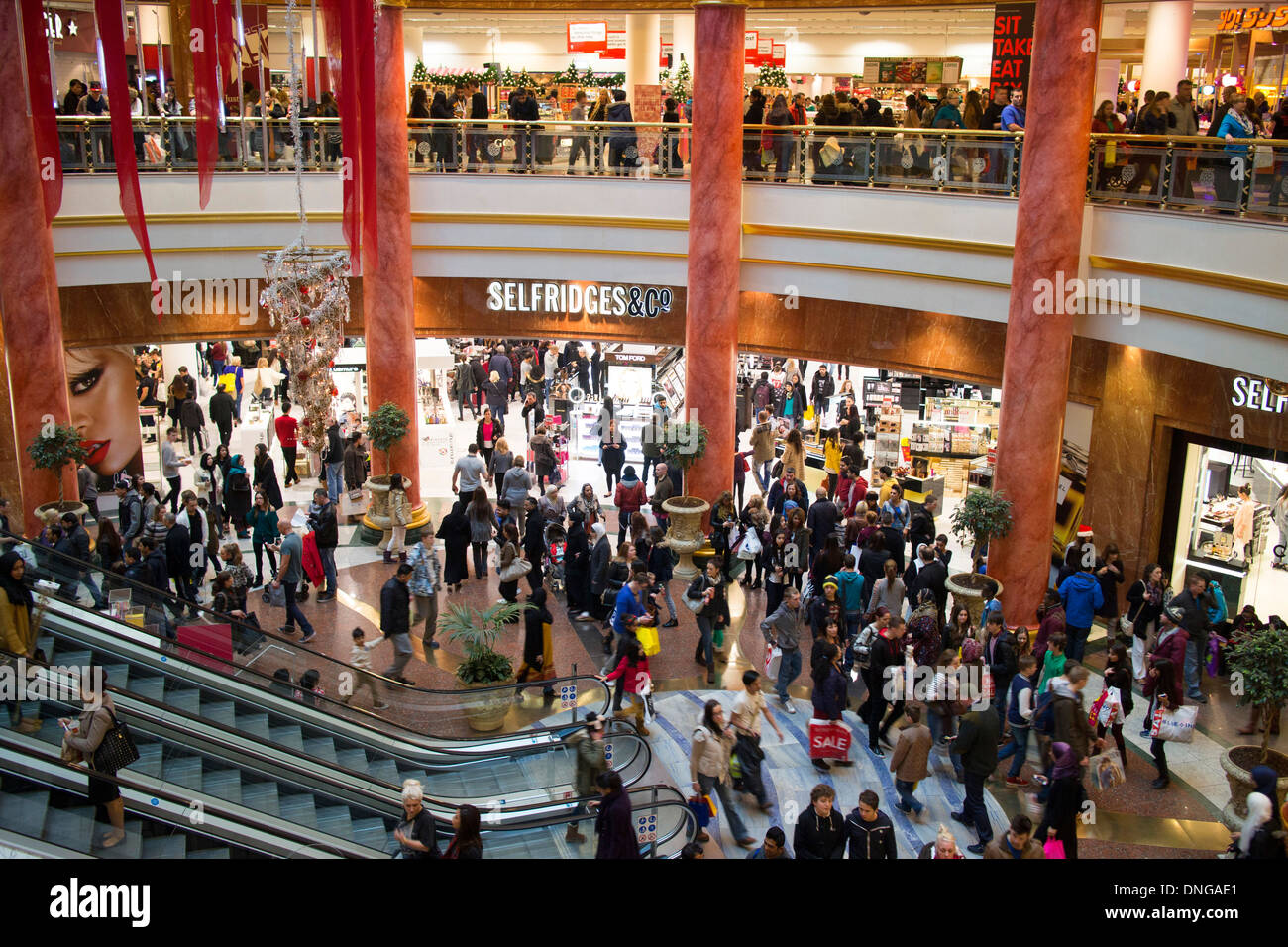 Selfridges inside the Intu Trafford Centre indoor shopping complex in Dumplington, Greater Manchester, England Stock Photo