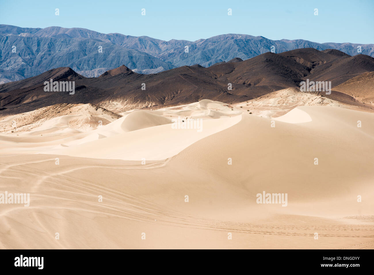 Dumont dunes in Death Valley National Park Stock Photo