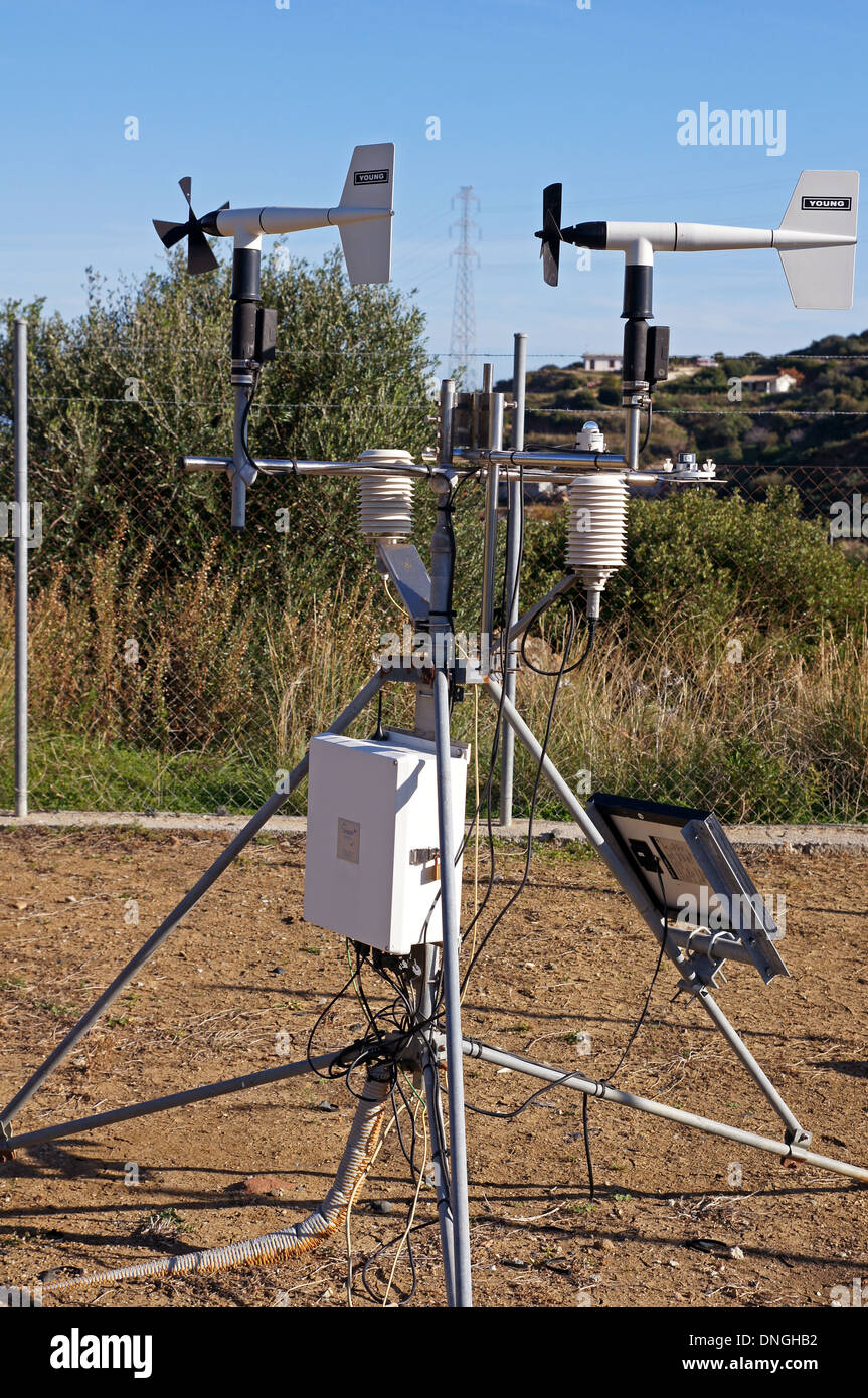 Spanish weather station Stock Photo Alamy