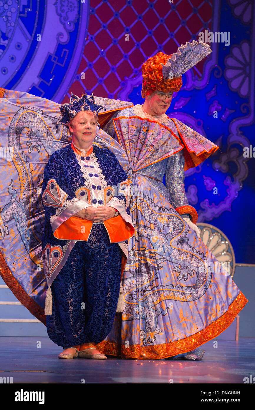 Photocall for the Aladdin Panto starring Jo Brand and Matthew Kelly at