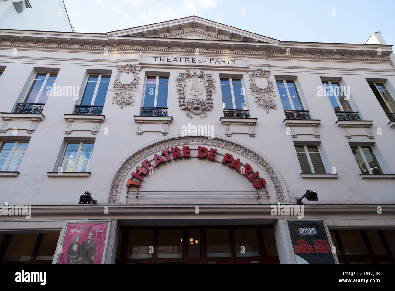 Theatre de Paris in Rue Blanche, Paris, France Stock Photo