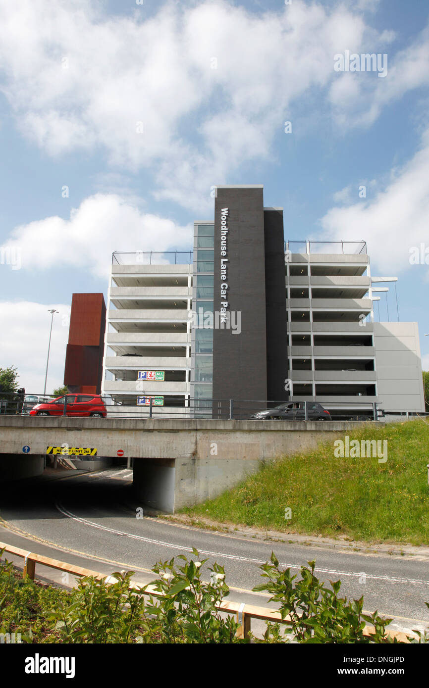 Woodhouse Lane Multi Storey Car Park, Leeds Stock Photo Alamy