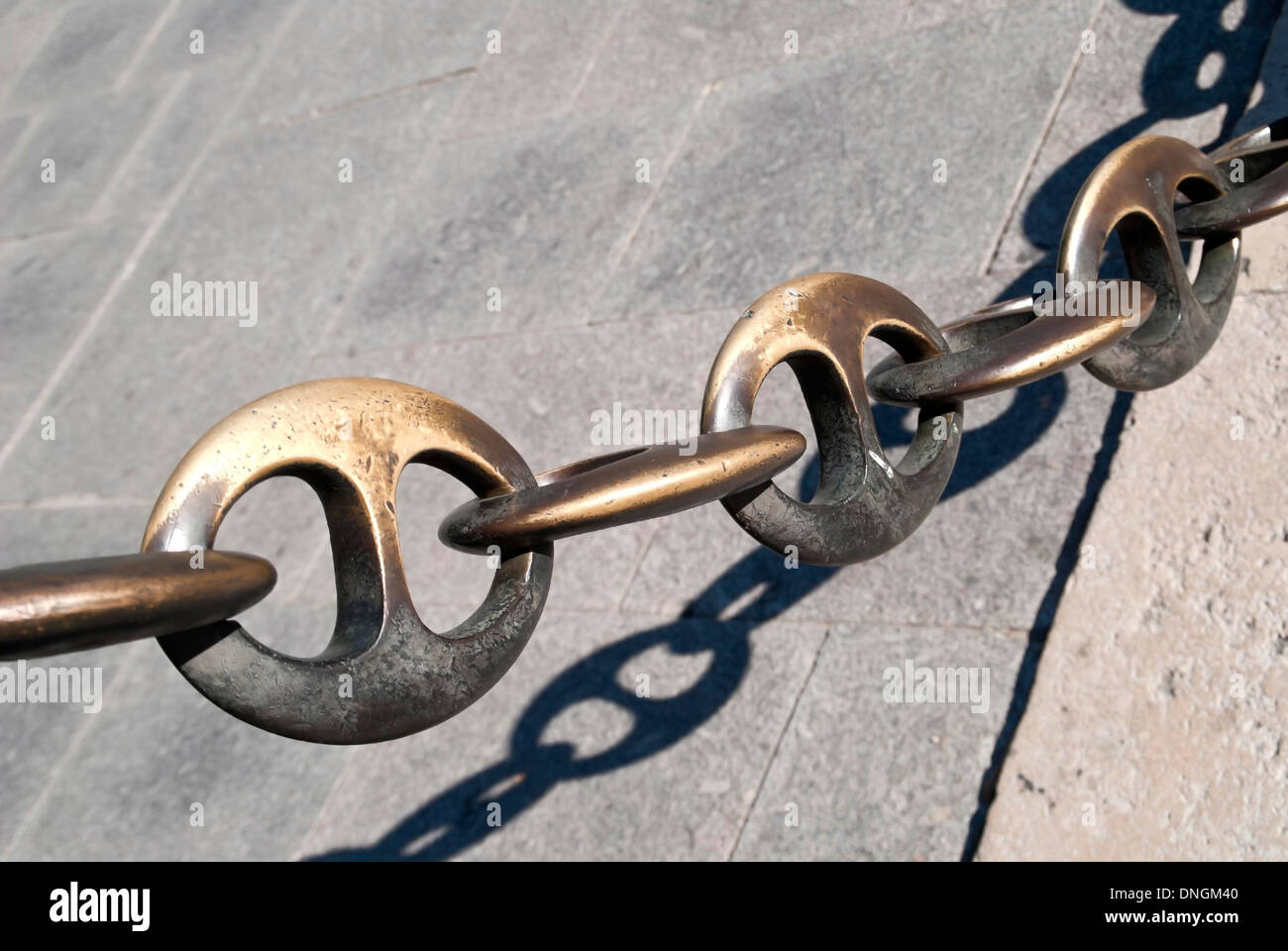 Chain, protected area Stock Photo