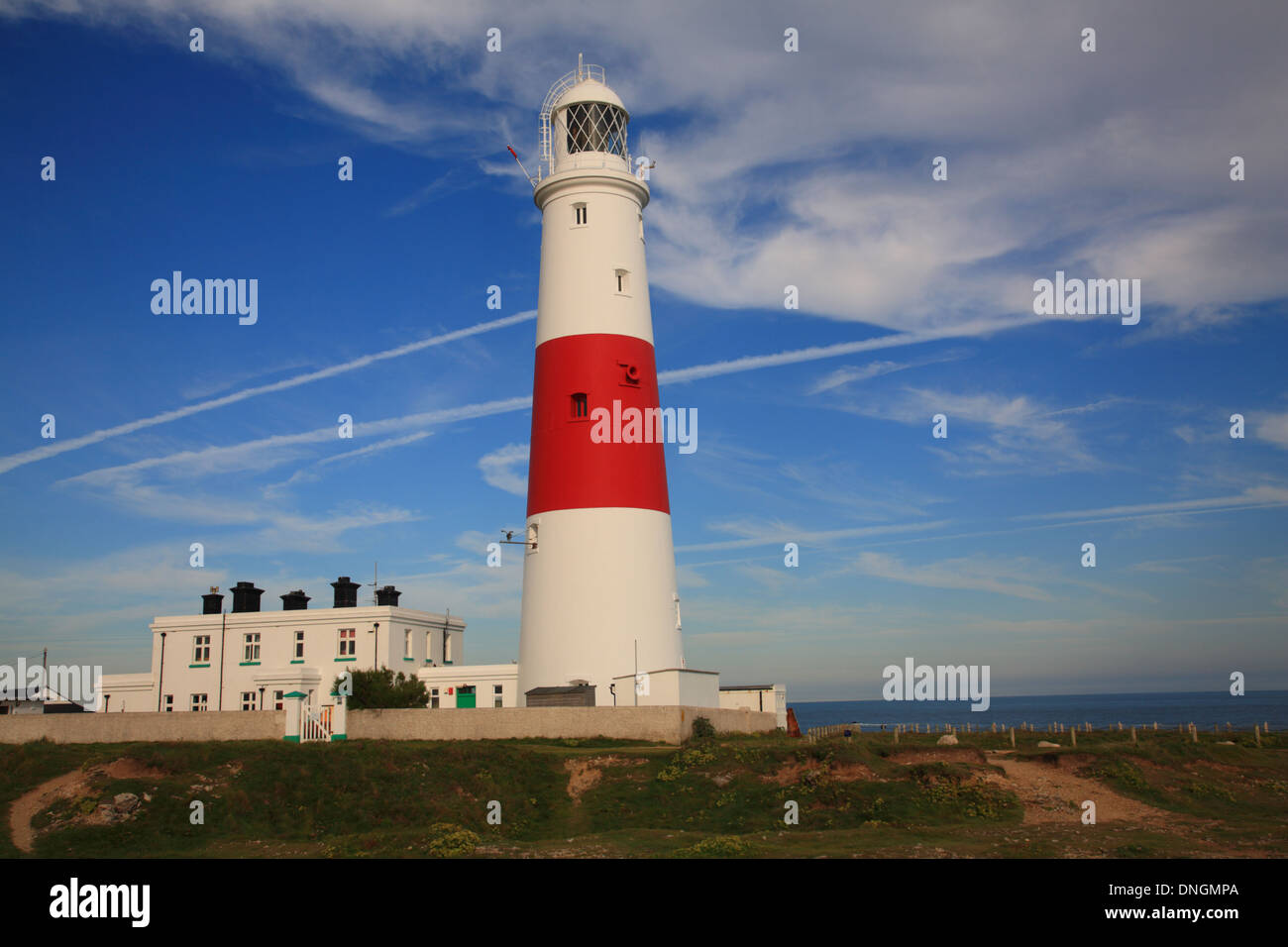 Portland Bill Lighthouse, Dorset, England, UK Stock Photo