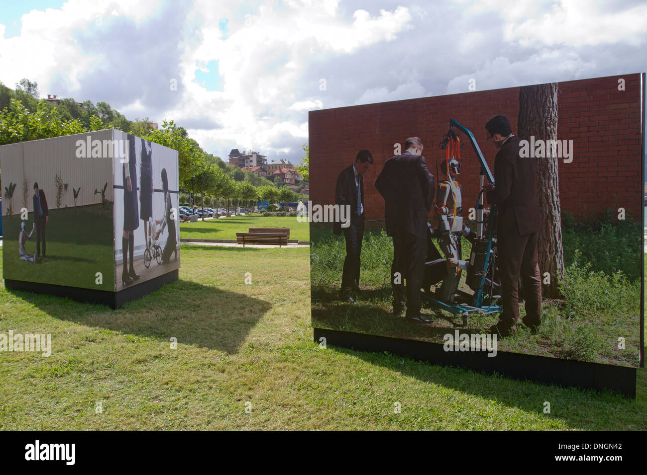 Art Exhibition in Getxo, , Biscay province. Vizcaya, Basque Country ...