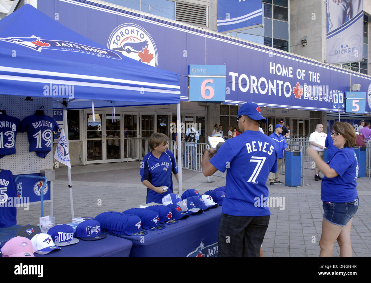 Blue Jays merchandise for sale Stock Photo - Alamy