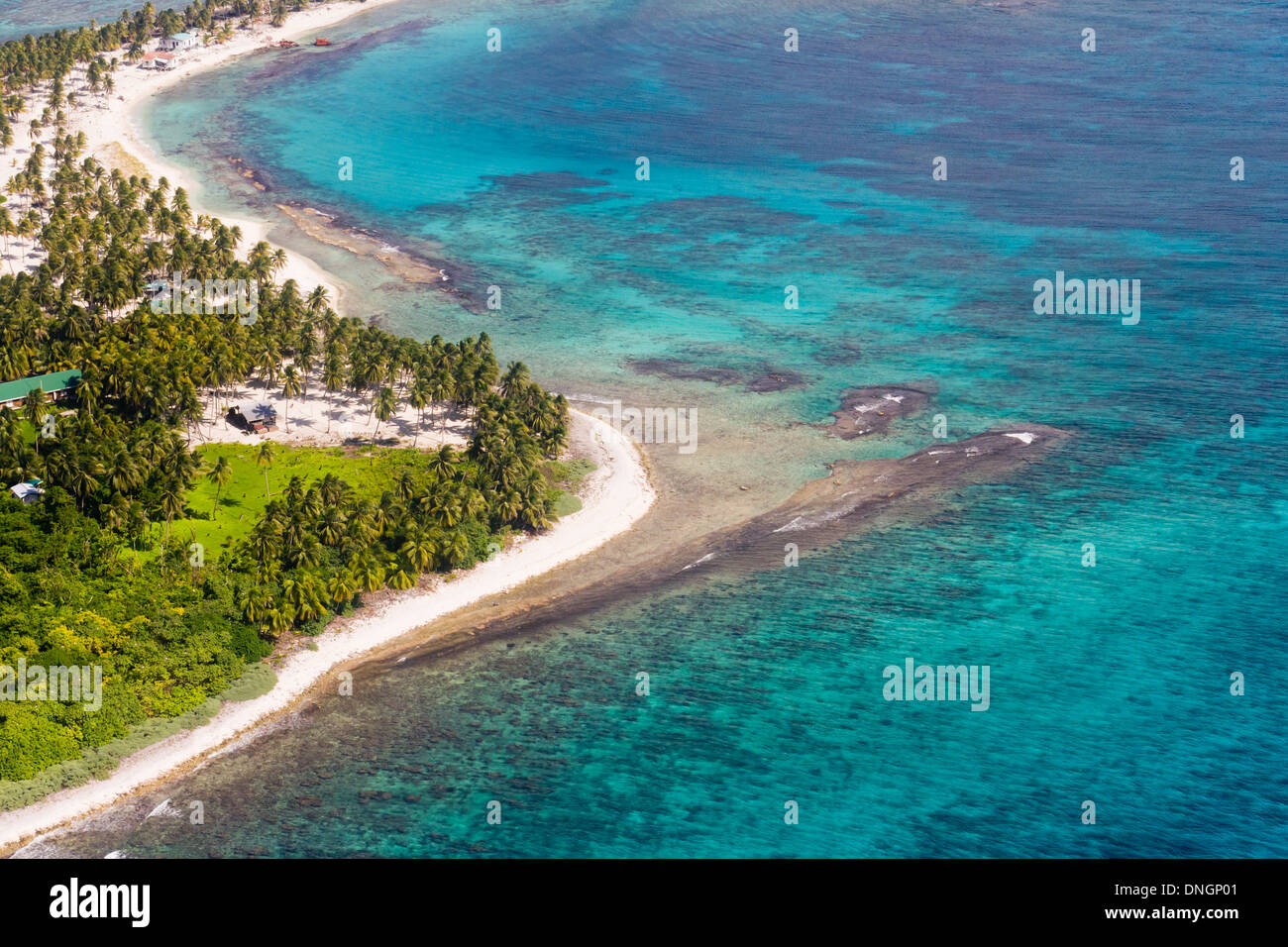Belize barrier reef aerial view hi-res stock photography and images - Alamy