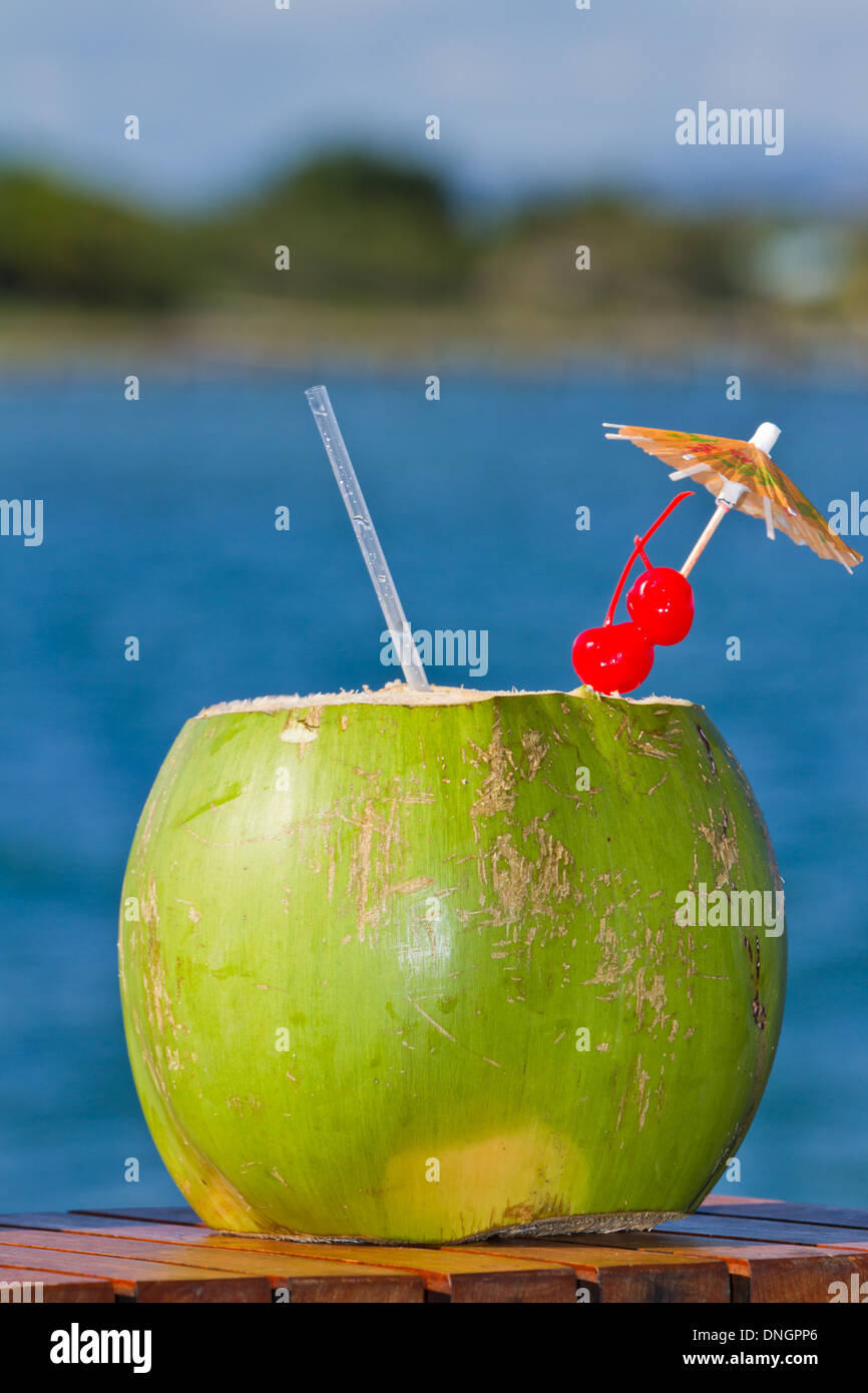 Rum coconut water drink hires stock photography and images Alamy