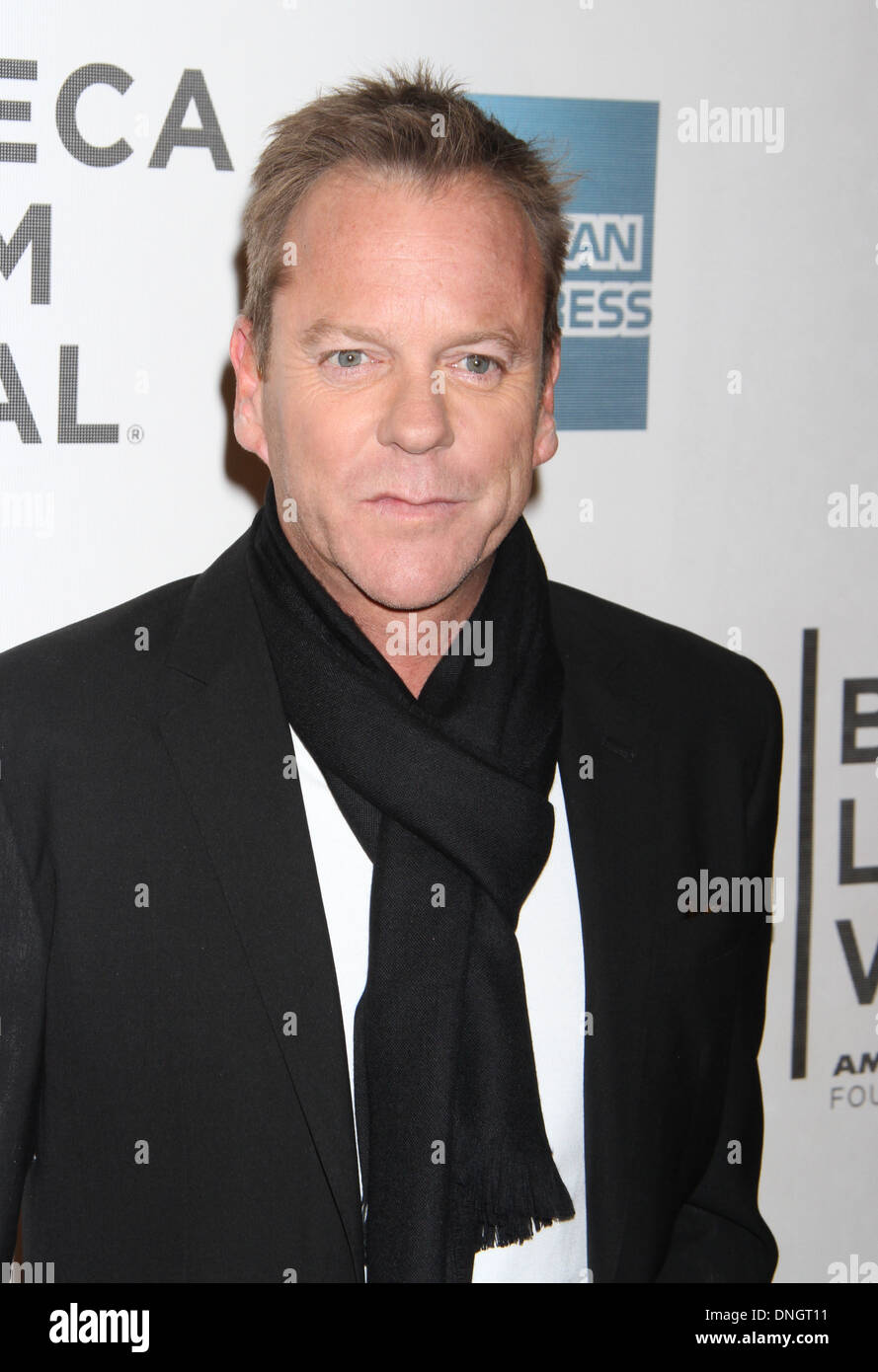 Kiefer Sutherland at the premiere of 'Reluctant Fundamentalist' at the 2013 Tribeca Film Festival. Stock Photo