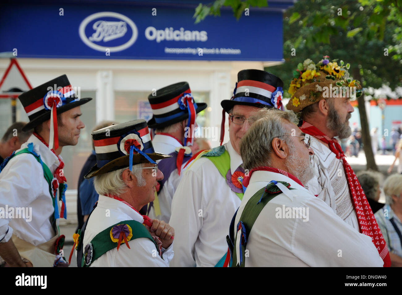 Morris men, York, North Yorkshire, England Stock Photo