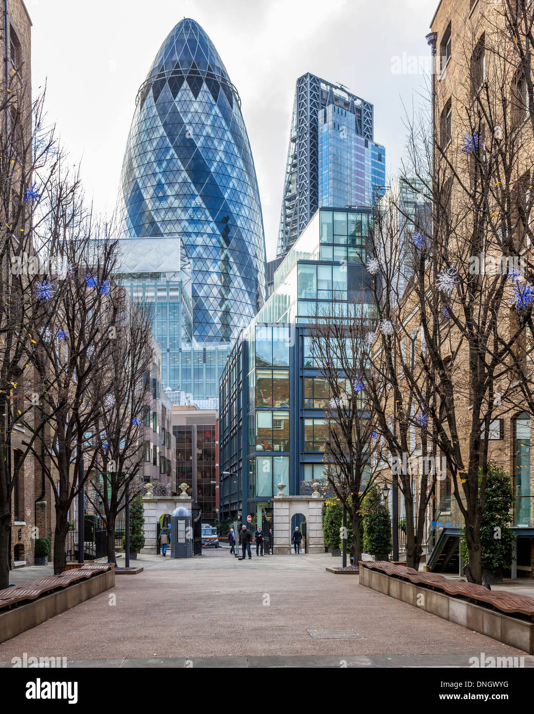 Tree lined avenue devonshire square hires stock photography and images