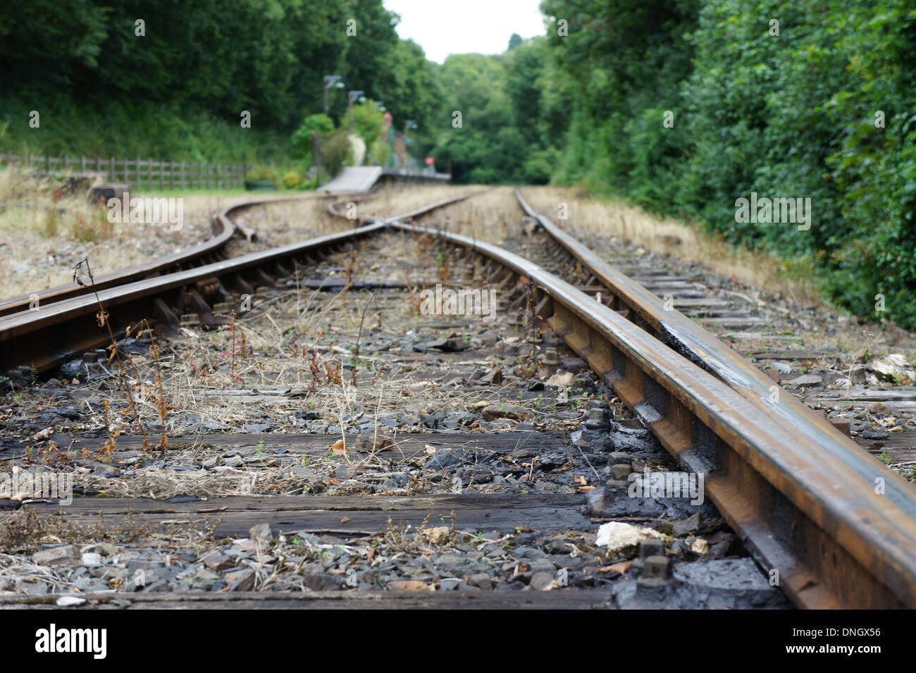 SONY DSC, Abandoned railway, no longer in use, tourist attraction along the camel trail Stock Photo
