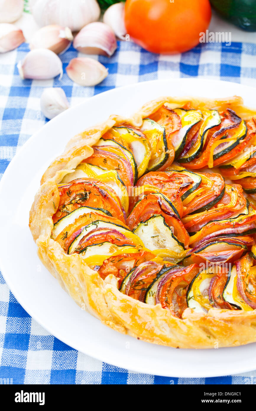 Galette ratatouille Stock Photo - Alamy