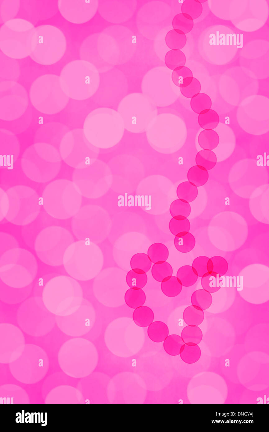 pink abstract Day of Valentine background Stock Photo