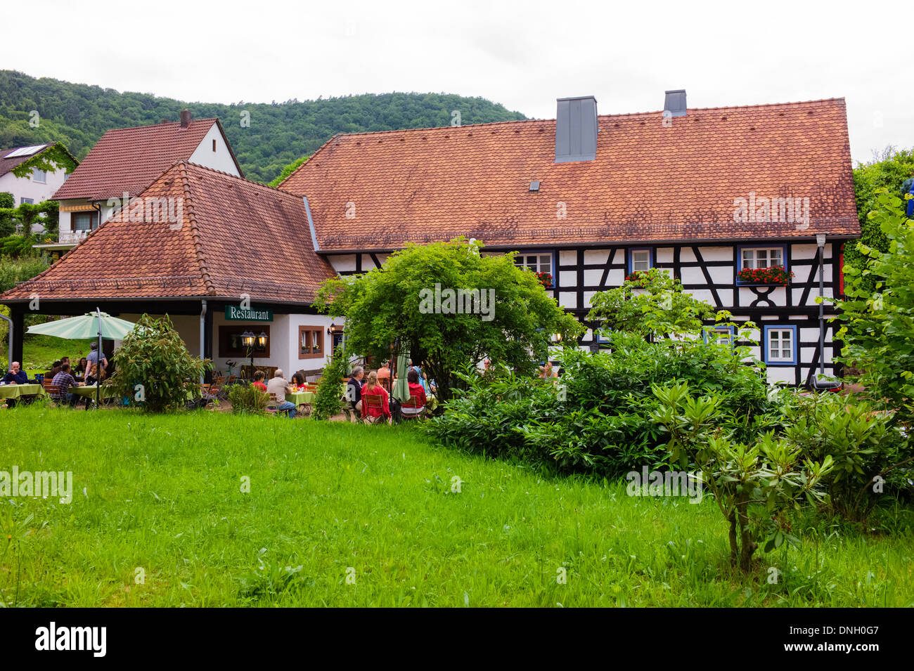 Vetters Scheune Restaurant Nothweiler Palatinate Germany Stock Photo