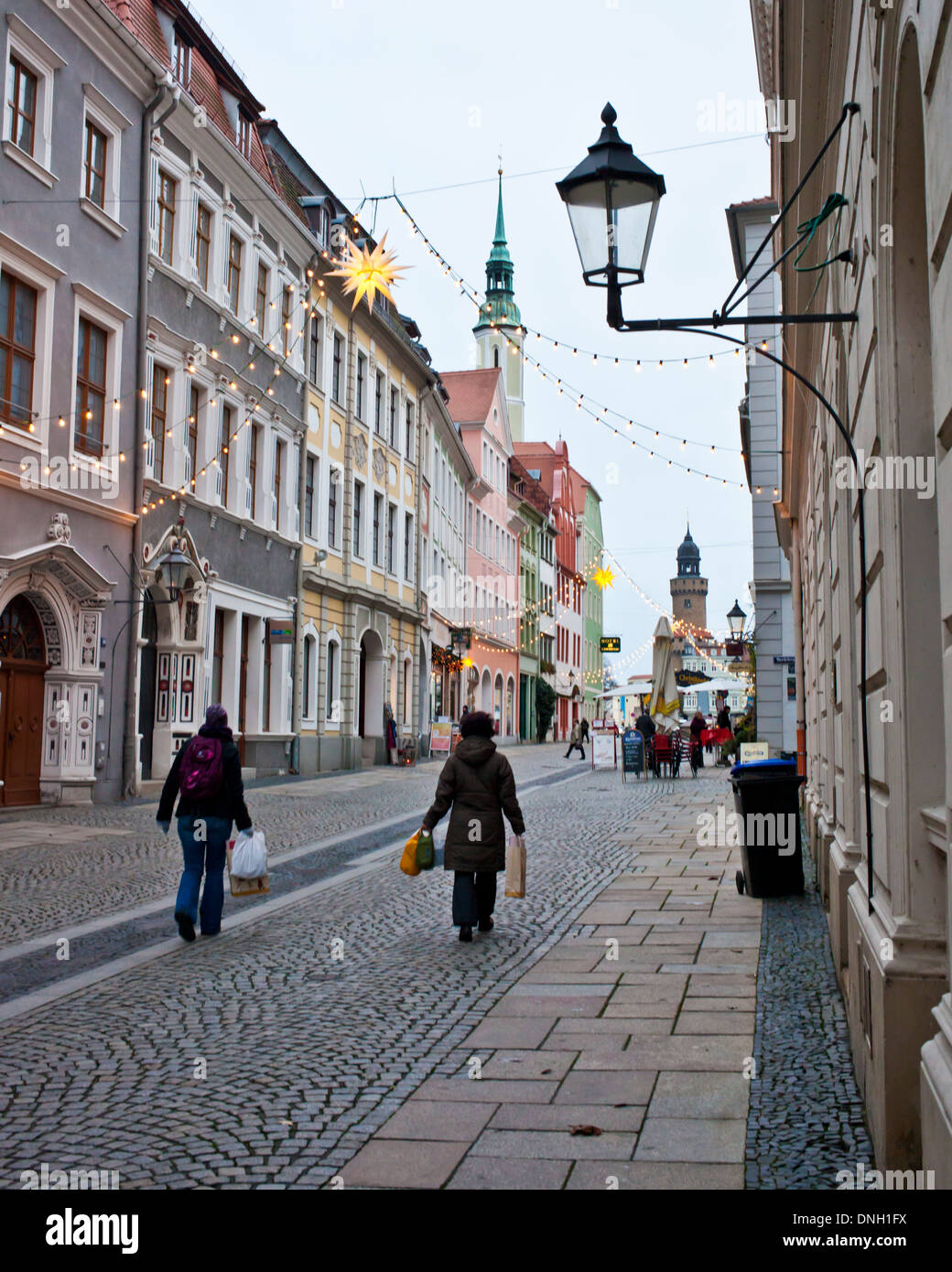 Görlitz in der Vorweihnachtszeit Stock Photo