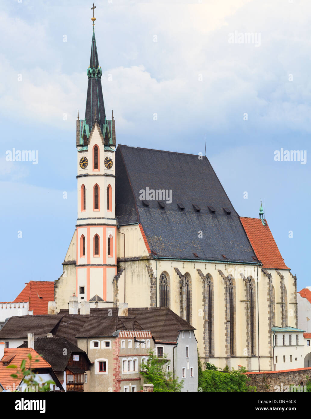 Cesky Krumlov / Krumau, Saint Vitus Cathedral, UNESCO World Heritage Site Stock Photo