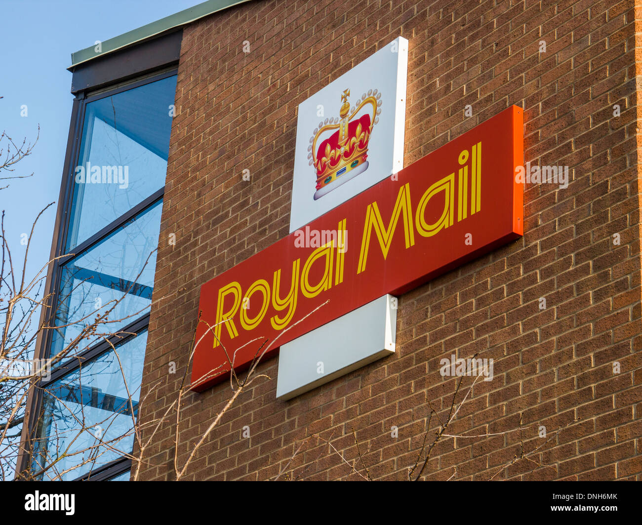 Royal Mail Sign Logo Stock Photo
